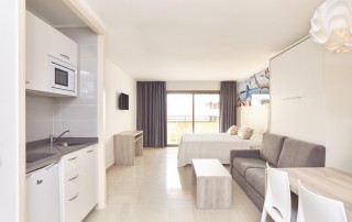 Private Studio Apartment Sea View and Pool San Antoni VENMAR Overview - LeibTour: TOP aparthotels in Ibiza