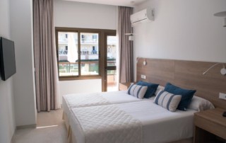 Spacious apartment with pool perfect for large groups MARPALSA Bedroom - LeibTour: TOP aparthotels in Ibiza